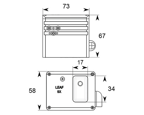 Light Sheet dimensions diagram